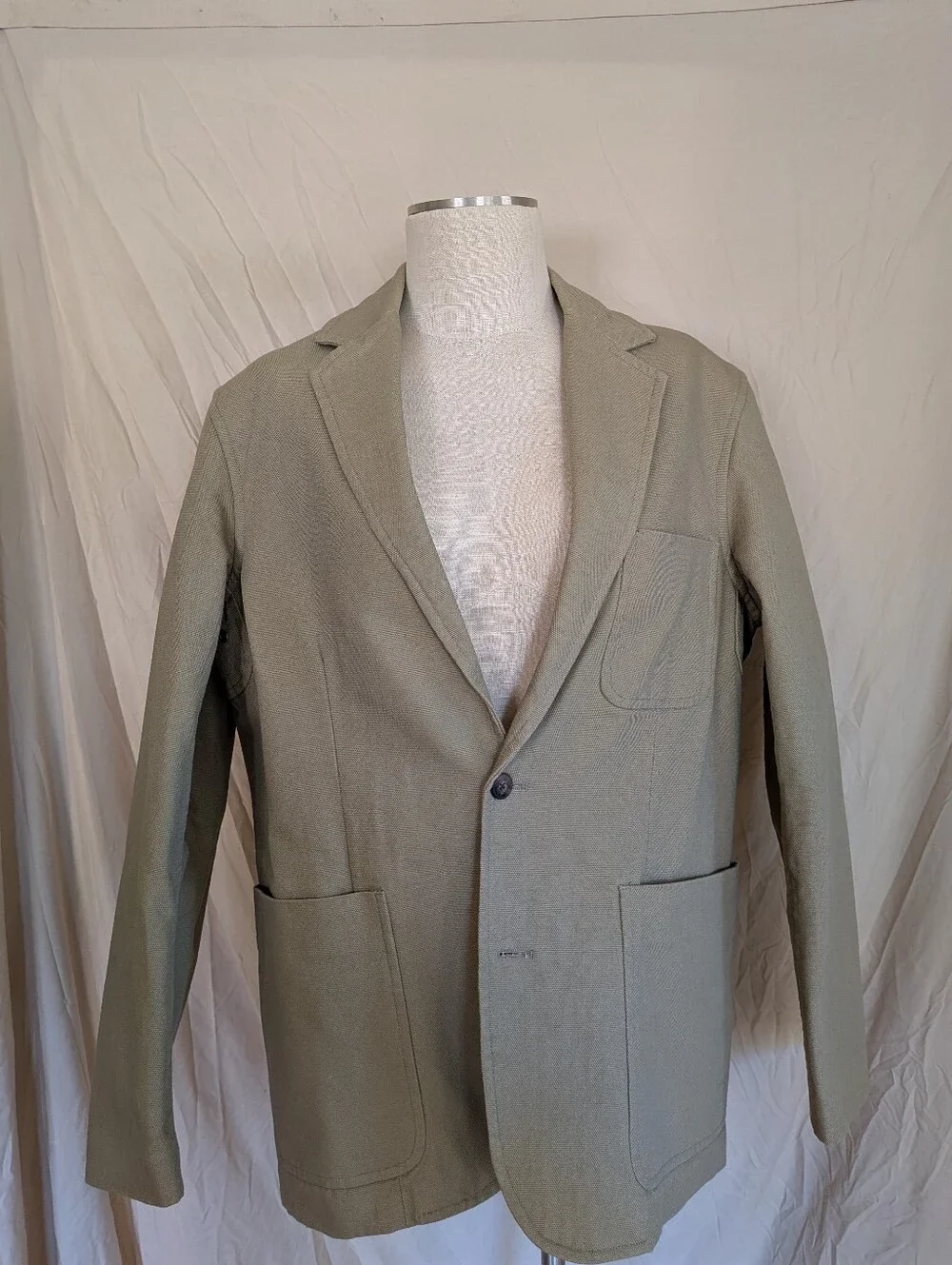 Duluth Trading Co Tan Single-Breasted Blazer